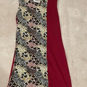 Authentic Disney parks Mickey Mouse animal kingdom print dress medium